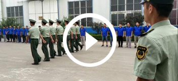 信川機械軍訓(xùn)第一天紀(jì)實